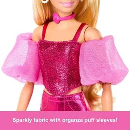 Barbie® Deluxe Style Fashion Doll #5 in Metallic Pink Outfit