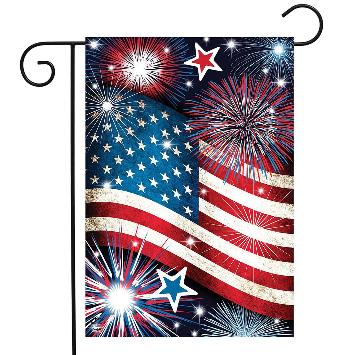 Stars and Stripes Patriotic Garden Flag