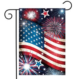 Stars and Stripes Patriotic Garden Flag