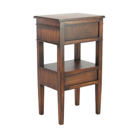 9th & Pike® Brown Pine Traditional Accent Table