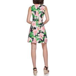 Womens Tommy Hilfiger Sleeveless Floral Jersey A-Line Dress