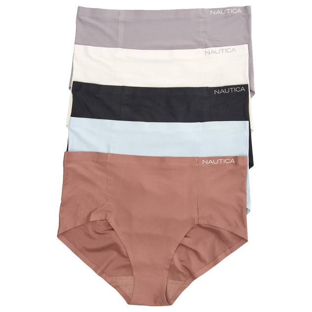 Womens Nautica 5pk. Mid Rise Brief Panties NT3750-5PKP