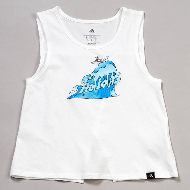 Girls (7-16) adidas® Surf Cat Back Vent Swing Tank