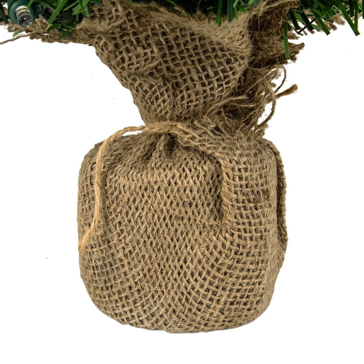 Northlight Seasonal 18in. Pre-Lit Pine Artificial Christmas Tree