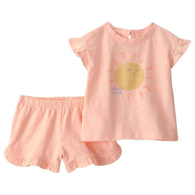 Baby Girl (NB-12M) Carter's® Sunny Days Ruffled Shorts Set