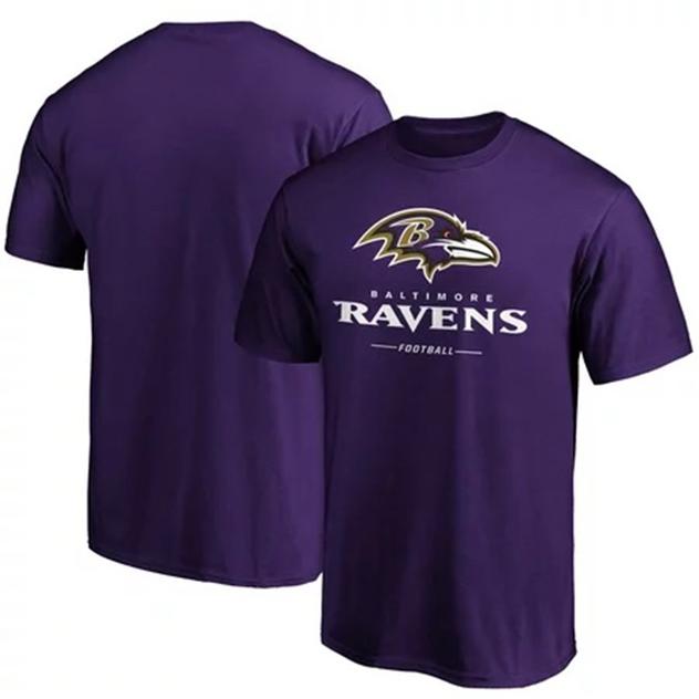 Mens Fanatics Baltimore Ravens Football Short Sleeve Tee