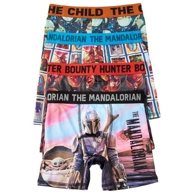 Boys Handcraft Star Wars® Mandalorian & Child 4pk. Boxer Briefs