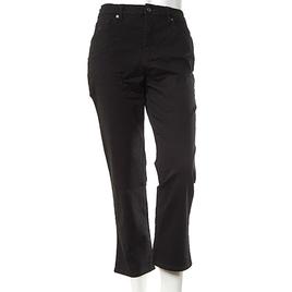 Petite Gloria Vanderbilt Amanda Black Jeans