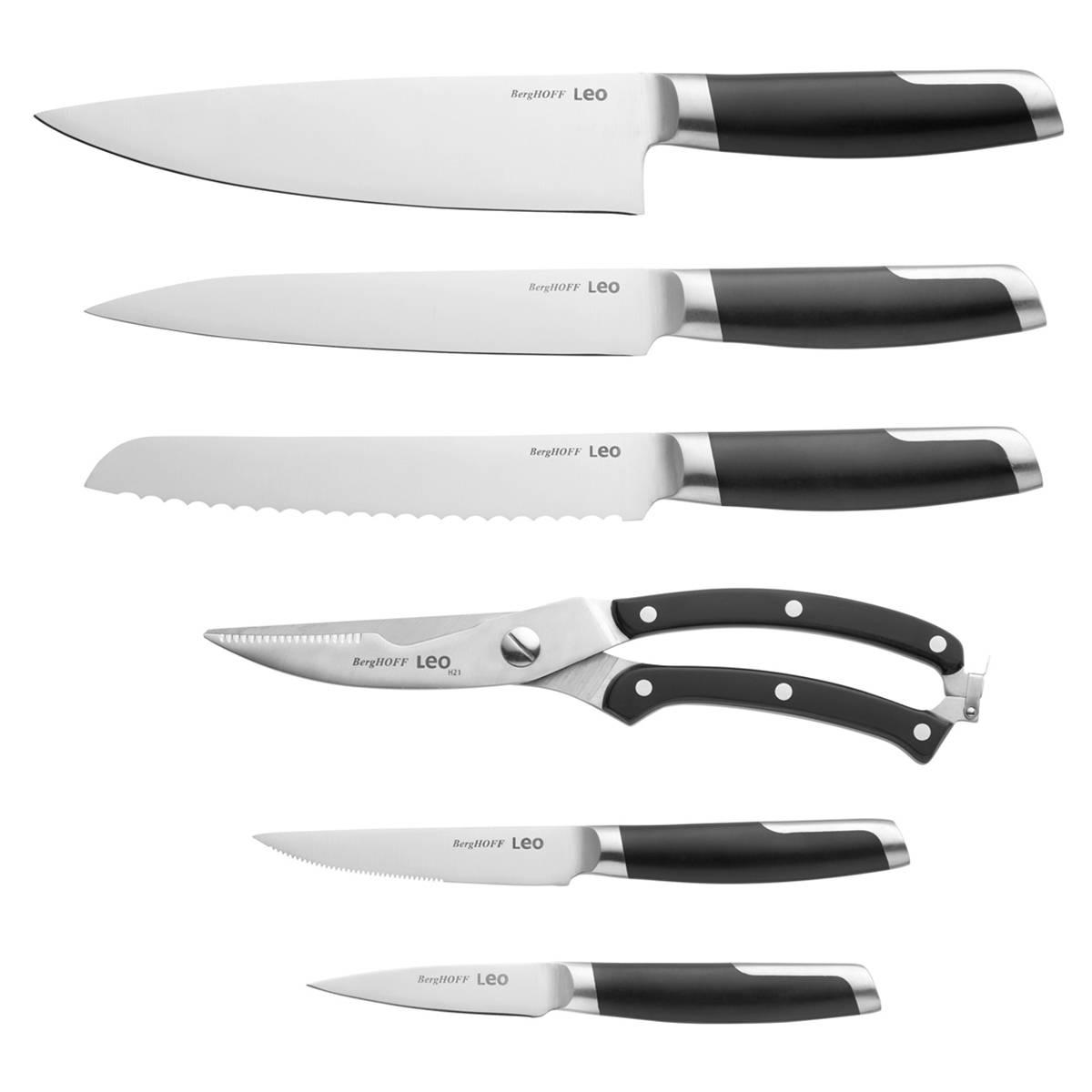 BergHOFF Graphite Stainless Steel 13pc. Knife Block Set