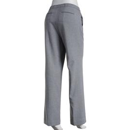 Womens Kasper Stretch Crepe Tab w/Fly Front Wide Leg Pants
