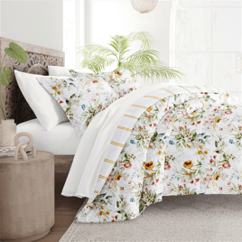 Soft Essentials Ultra Soft Chintz Floral Reversible Comforter Set