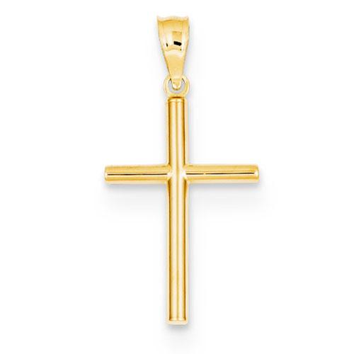 Unisex Gold Classics™  14kt. Gold Polished Hollow Cross