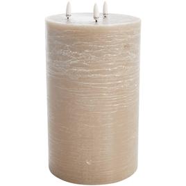 One Touch 3 Wick 10in LED Pillar Candle