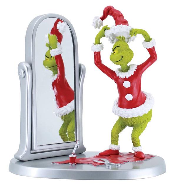 Department 56 Grinch Mirror Figurine