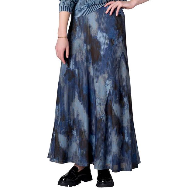 Womens CITY BLUES Belle Abstract Maxi Skirt