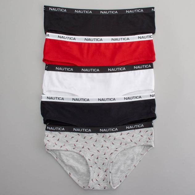 Womens Nautica 5pk. Cotton Spand Hipster NT9915-5PKZ