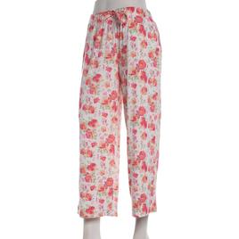 Womens MUK LUKS(R) Floral Cloud Knit Capri Pajama Pants
