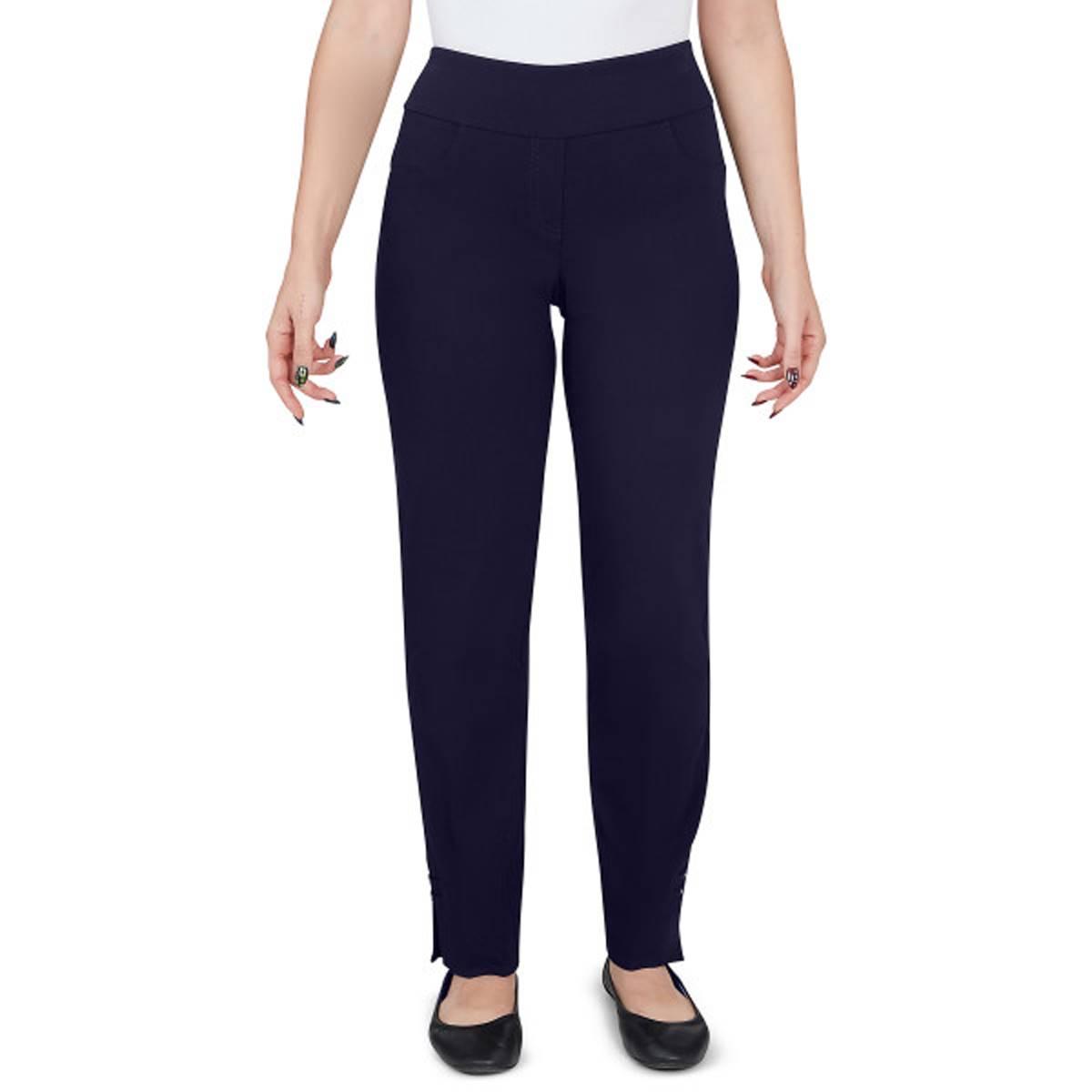 Plus Size Hearts of Palm Essentials Tech Pants with Hem Detail