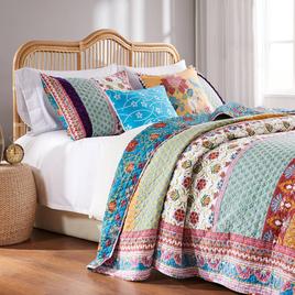 Greenland Home Fashions™ Thalia Velvet Quilt Set w/ Pillows
