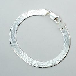 Ellen Tracy Sterling Silver Omega Bracelet