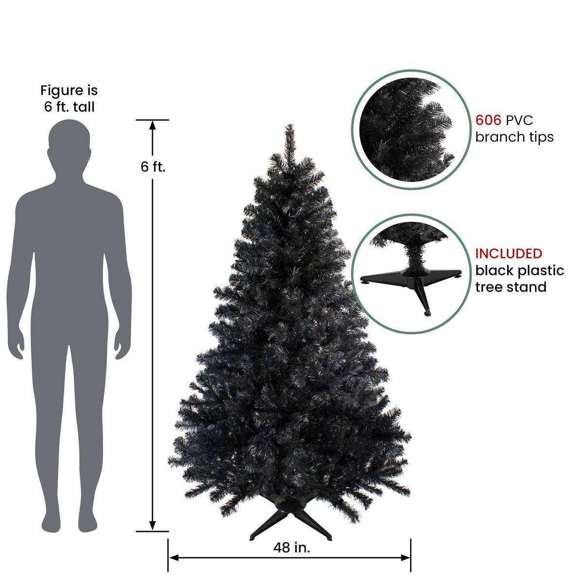 Northlight Seasonal 6ft. Black Colorado Spruce Tree