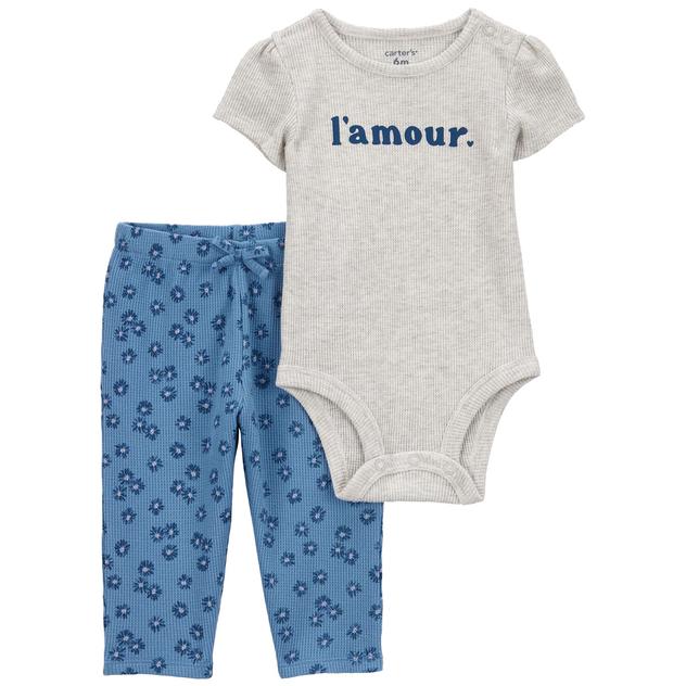 Baby Girl (NB-24M) Carter’s® L'amour Bodysuit & Floral Pants Set