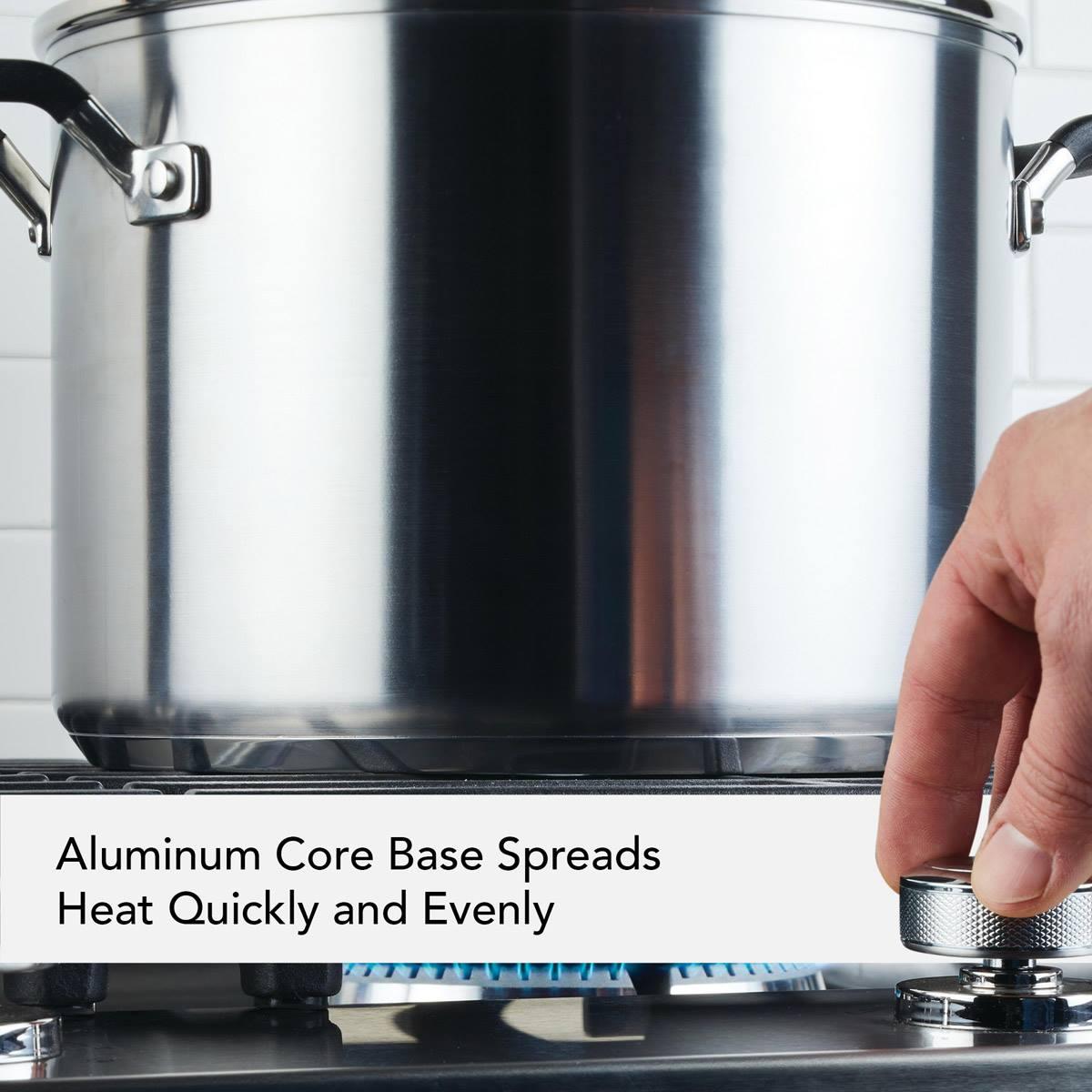 KitchenAid® Stainless Steel Covered Stockpot - 8qt.