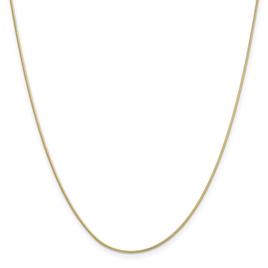 Adult Unisex Gold Classics(tm)10kt. 20in. Round Snake Chain Necklace