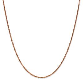 Gold Classics(tm) 1.40mm. 14k Rose Gold Spiga Chain Necklace
