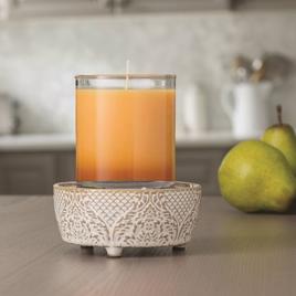 Candle Warmers Etc. Vintage White 2-in-1 Wax Warmer
