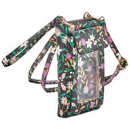 Womens DS Fashion North/South Crossbody Wallet with Tech Window
