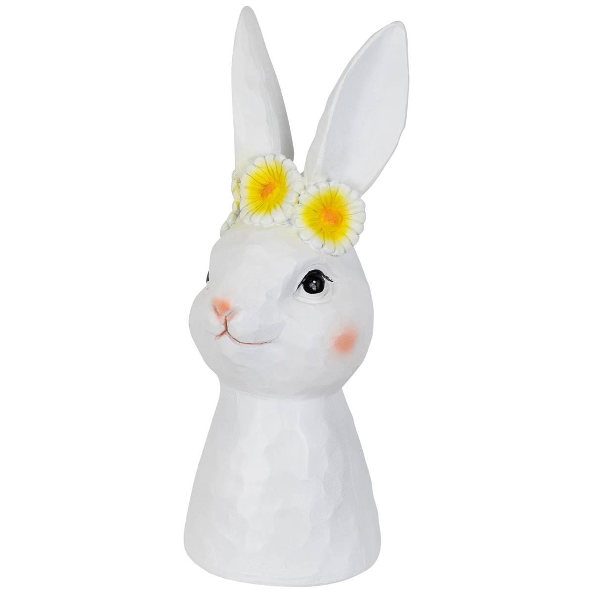 Northlight Seasonal Easter Bunny with Flower Crown Figurine
