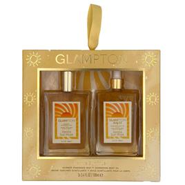 Glampton Vanilla Sun Musk Shimmer Body Mist & Fragrance Oil Set