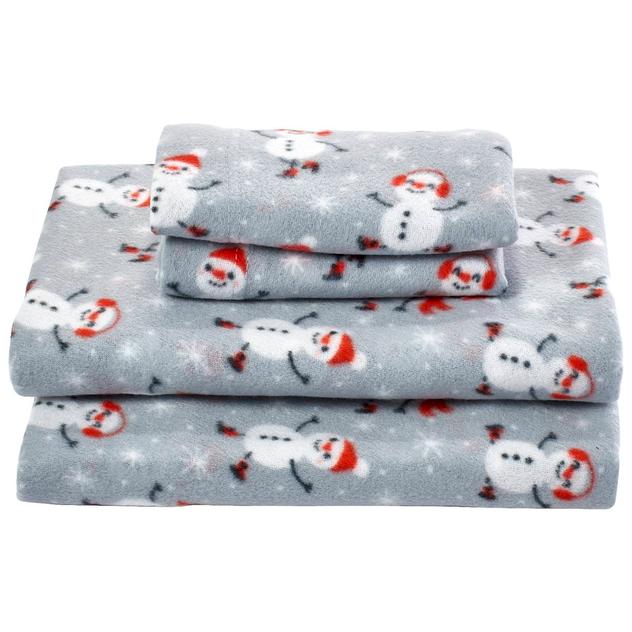 Ashley Cooper™ Snowman Fleece Sheet Set