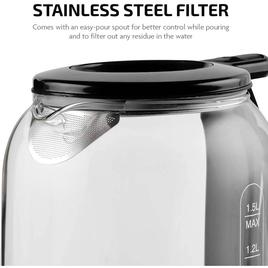 Ovente Electric Hot Water Glass Kettle