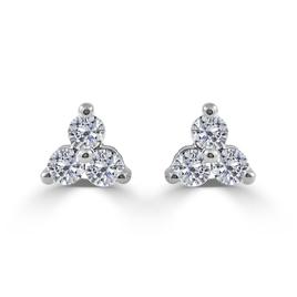 Diamond Classics(tm) 14kt. Diamond Cluster Earrings
