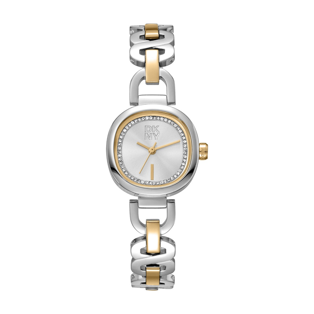 Womens DKNY Crystal Dial Twon-Tone Open Link Watch - DK1L139M0055