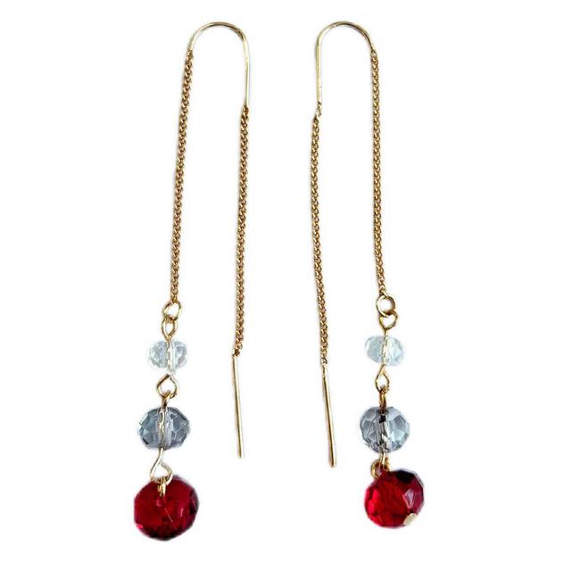 Ashley Cooper™ Gold-Tone Threader Dangle Earrings with Beads