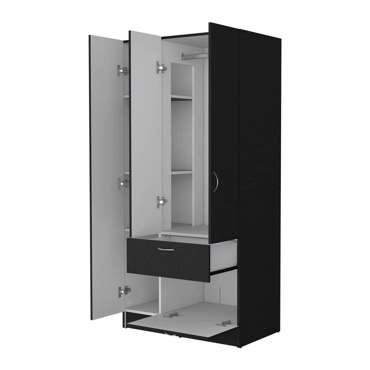 FM FURNITURE Ramblas Black Armoire