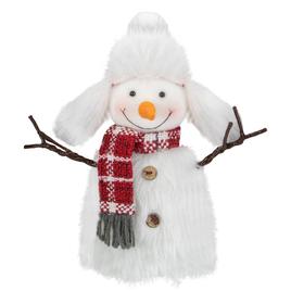 Northlight Seasonal 10in. Snowman in Plaid Christmas Decoration