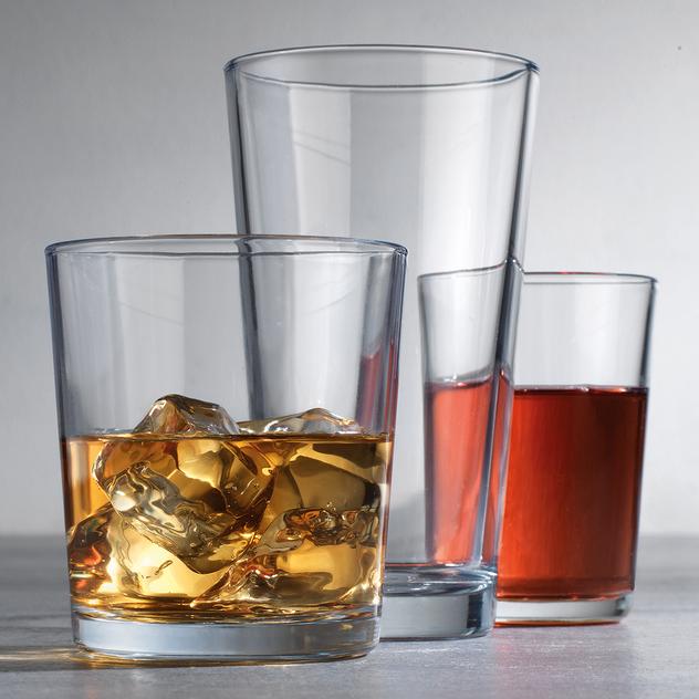 Home Essentials Clarity Alanya Everyday Glasses - Set of 18
