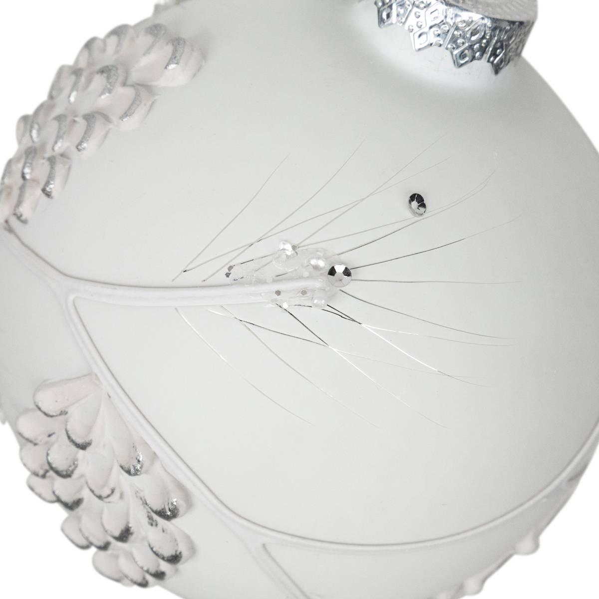 Northlight Seasonal 3.5in. Glass Onion Drop Christmas Ornament