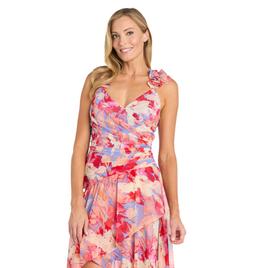 Womens R&M Richards High Low Floral Dress