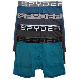 Mens Spyder Logo Band Dotted Knit Boxer Briefs