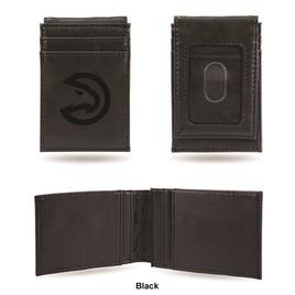 Mens NBA Atlanta Hawks Faux Leather Front Pocket Wallet