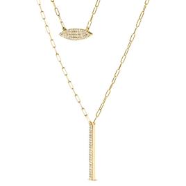 Haus of Brilliance 14kt. Gold 3/8ctw. Diamond Link Pendant