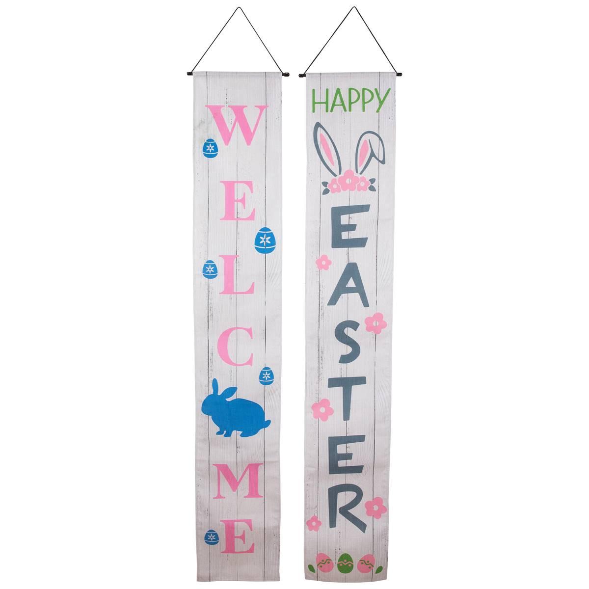 Northlight Seasonal Door Easter Outdoor Banners - Set of 2