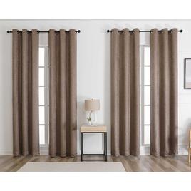 Capri Emboss Energy Saving 4pk. Panel Curtains