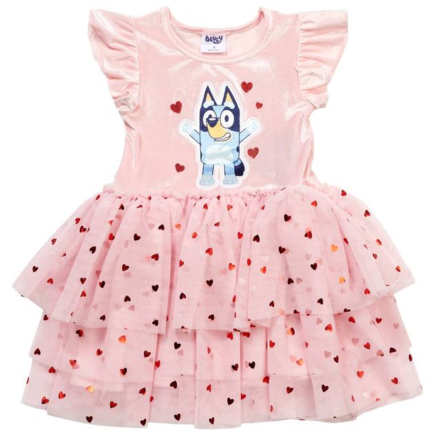 Girls (4-6x) Bluey Valentines Tutu Dress