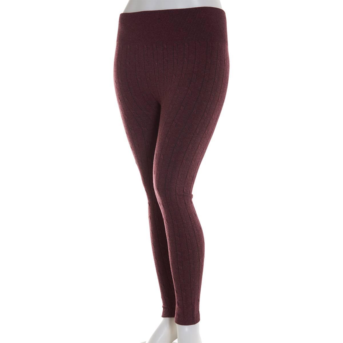 Womens One 5 One Shimmer Twist Cable Cashmere Leggings
